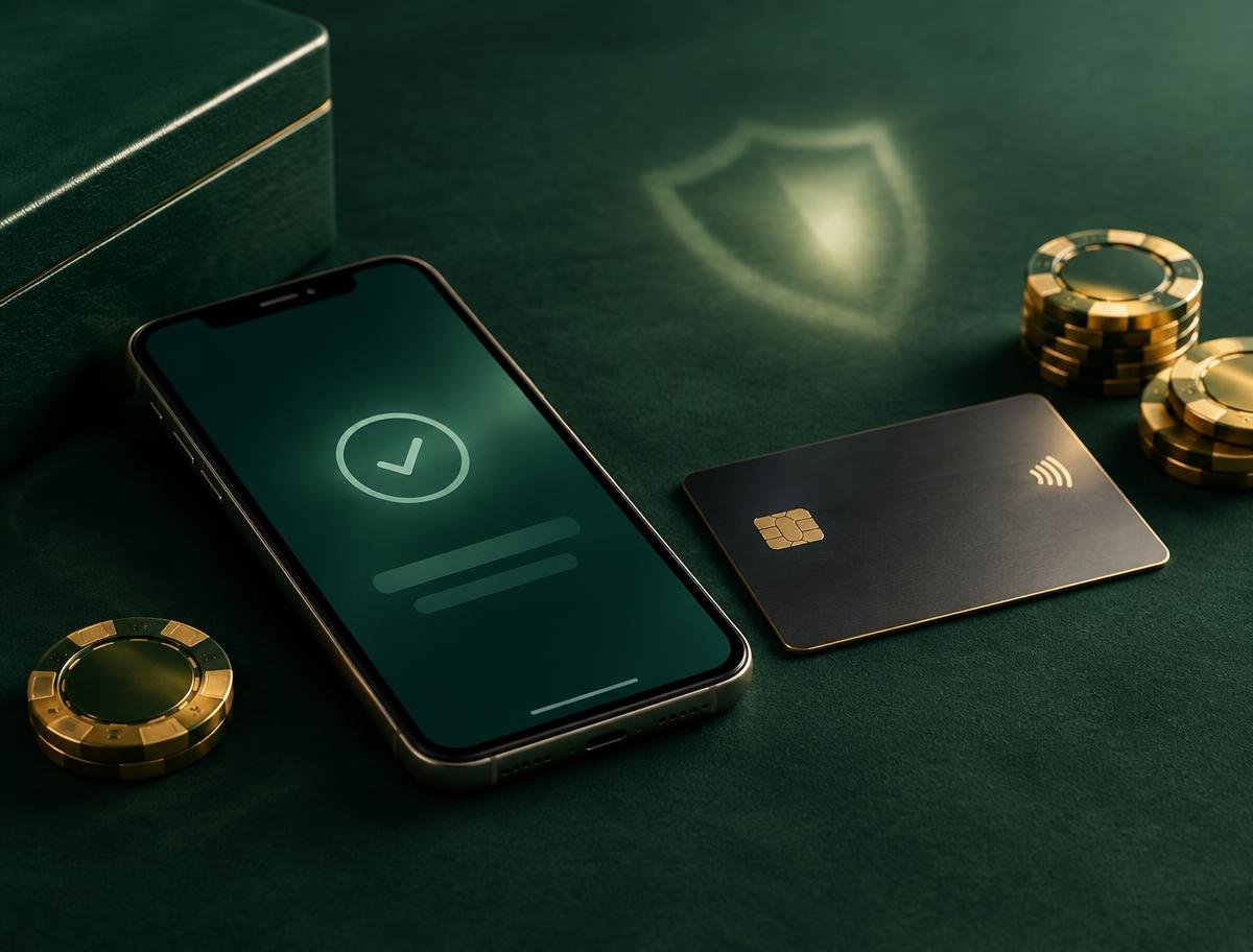 Secure mobile payment confirmation with casino chips